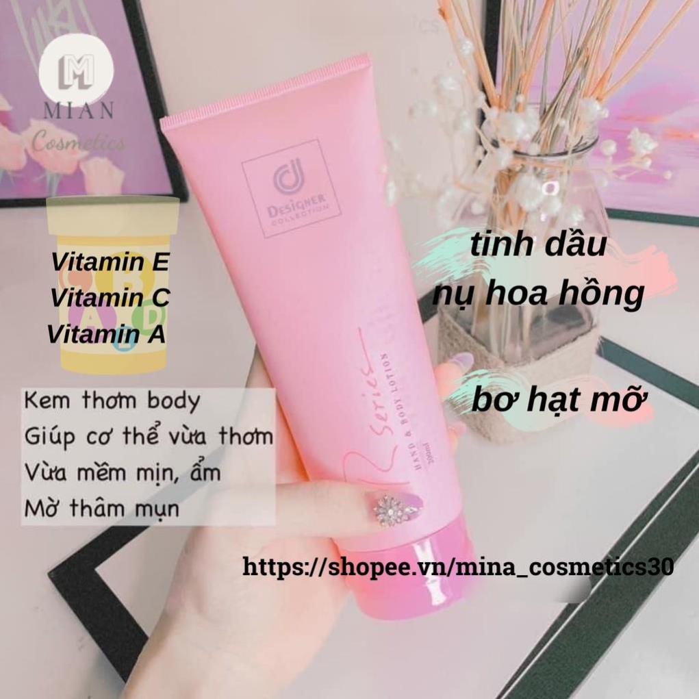 Dưỡng thể hương nước hoa Designer Collection R-Series Hand and Body lotion 200ml