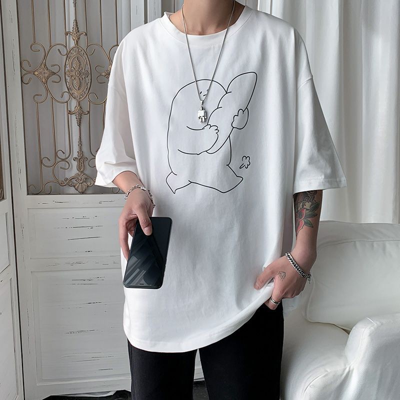 [Mã FAMARAL1 giảm 10K đơn 50K] Áo thun tay lỡ form rộng unisex Tiger.86 AFR125