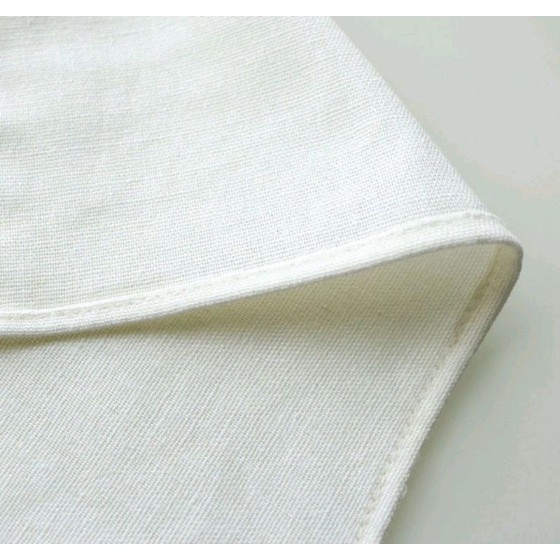 KHĂN TAY  TRƠN VẢI LINEN TỰ NHIÊN