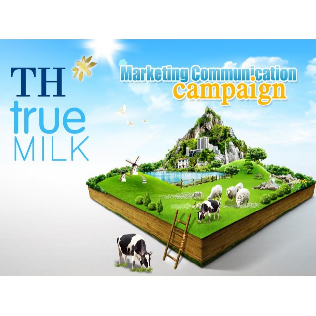 Sữa TH True Milk - Hộp to 180ml - Có đường - Ít Đường - Nguyên chất  Hàng date dài (Nguyên thùng 48 hộp)