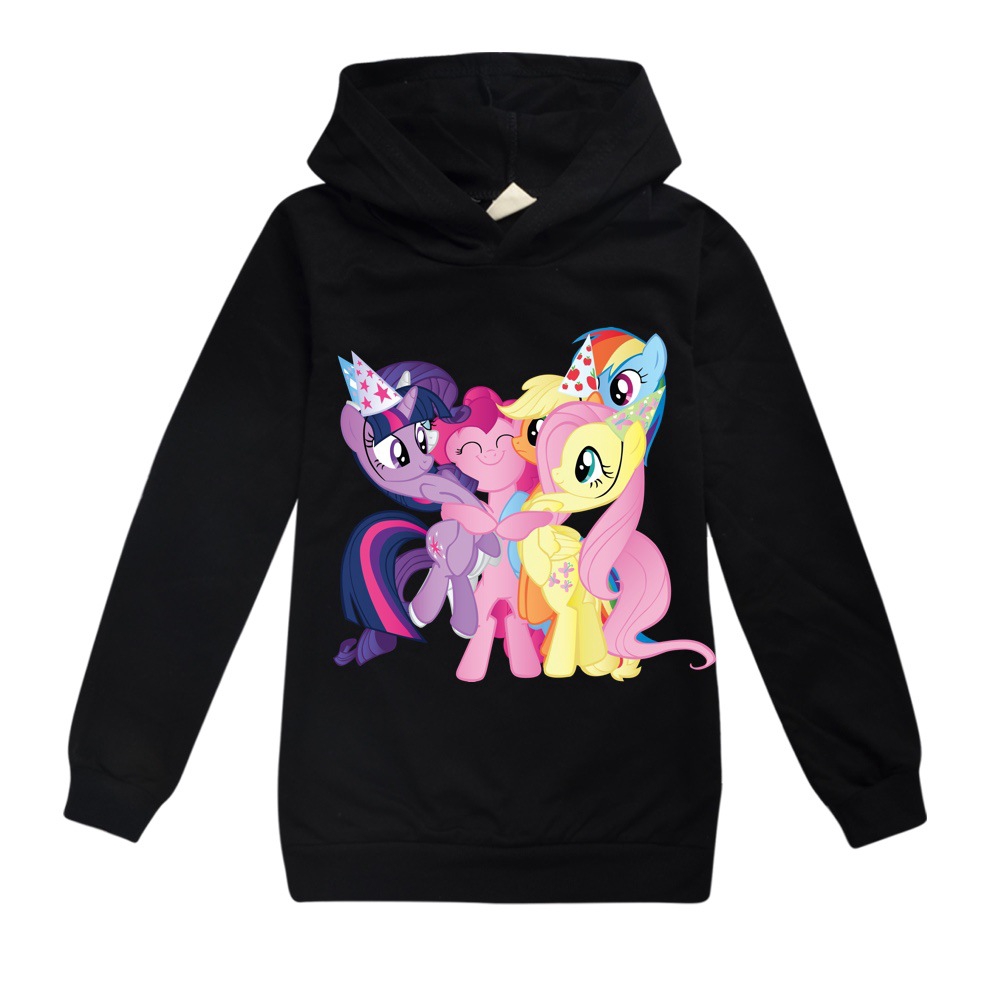 Áo Hoodie Tay Dài In Hình My Little Pony Thời Trang Mùa Xuân 2020 Cho Bé Gái 4-15 Tuổi