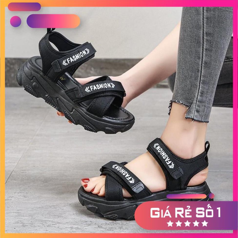 sale (S115) Sandal nữ đế bánh mì 5 phân quai chéo FASHION (mã M3)