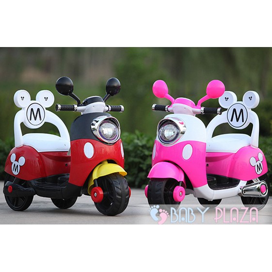 [Freeship] Xe máy điện Vespa Micky có nhạc đèn, chìa khóa