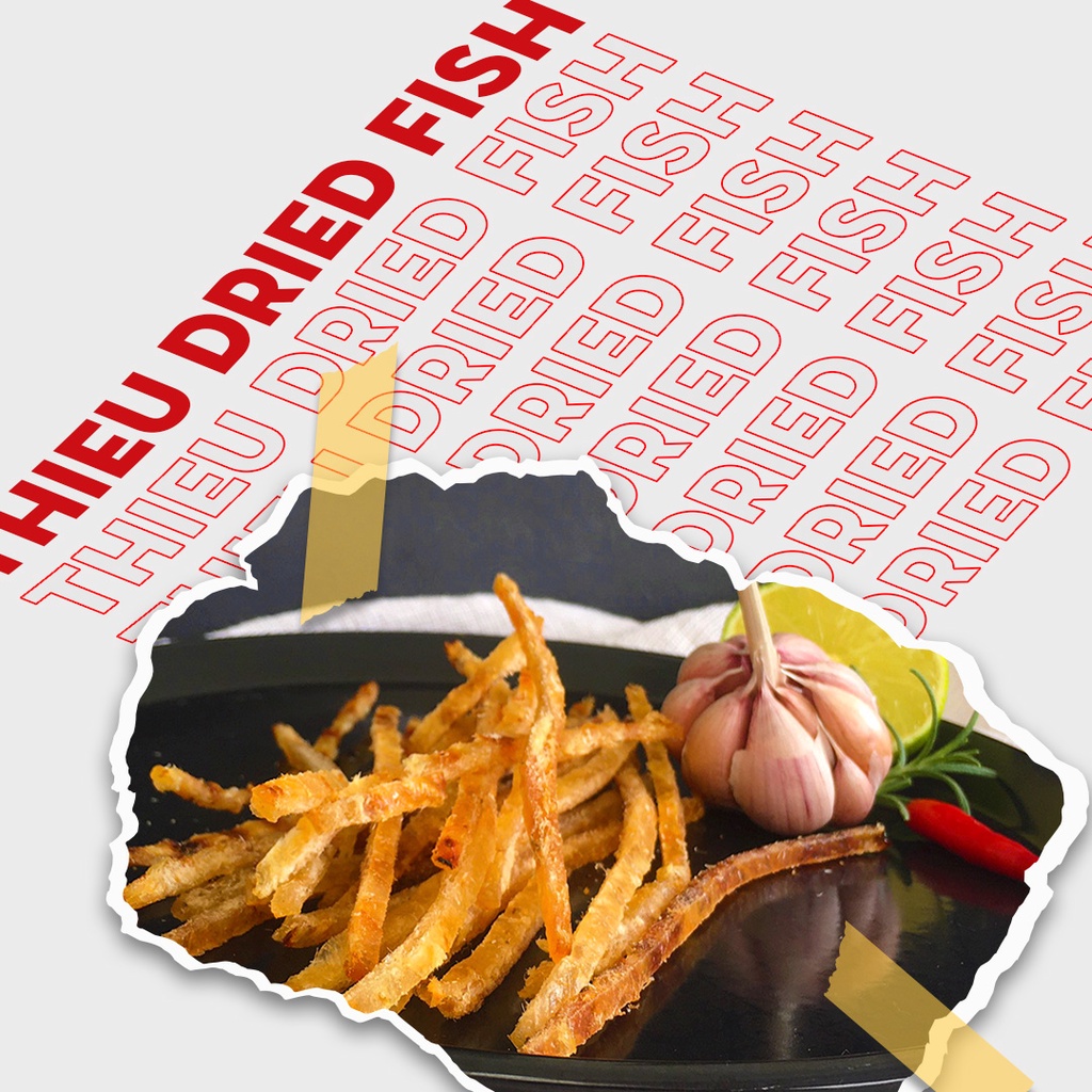 [CRUMBS] KHÔ CÁ THIỀU PHÚ QUỐC CẮT SỢI TẨM VỊ TÚI 100G | Ăn vặt ngon rẻ siêu xịn xò!!!