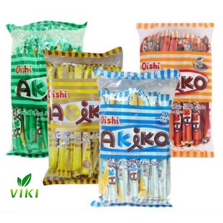 Bánh Snack Que Akiko Oishi Các Vị Gói 160g 20 que x 8g