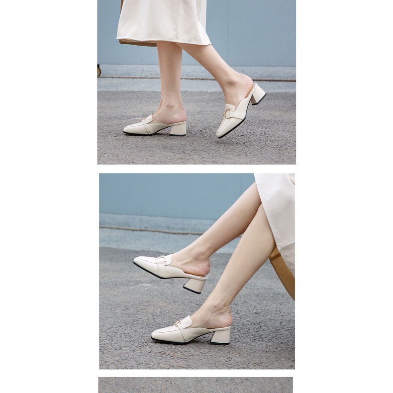 Giày Lười Đế Dày Thời Trang Mùa Hè Cho Nữ Size 34-40