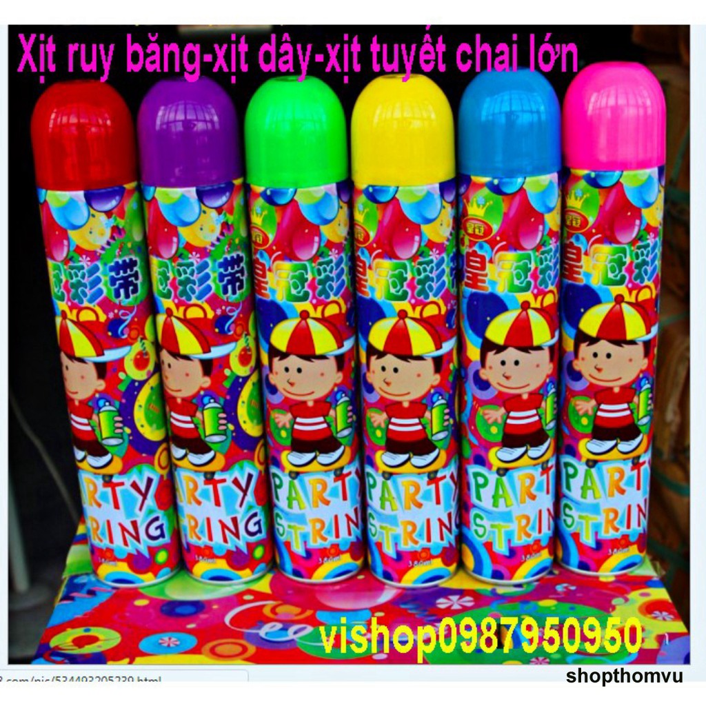 [CHAI LỚN] BÌNH XỊT DÂY - CHAI XỊT DÂY NHIỀU MÀU SẮC