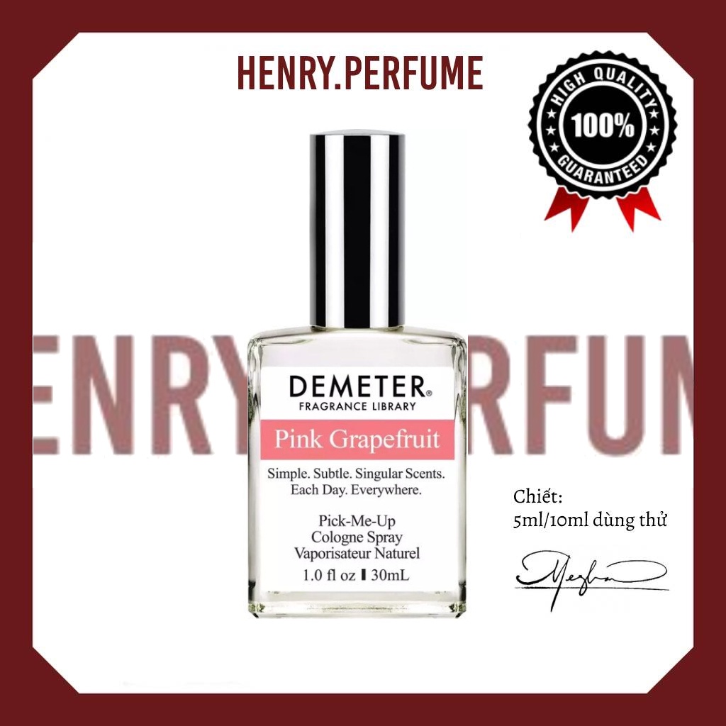 ⛅ Nước hoa PINK GRAPEFRUIT by Demeter 5ml/10ml/20ml ®️