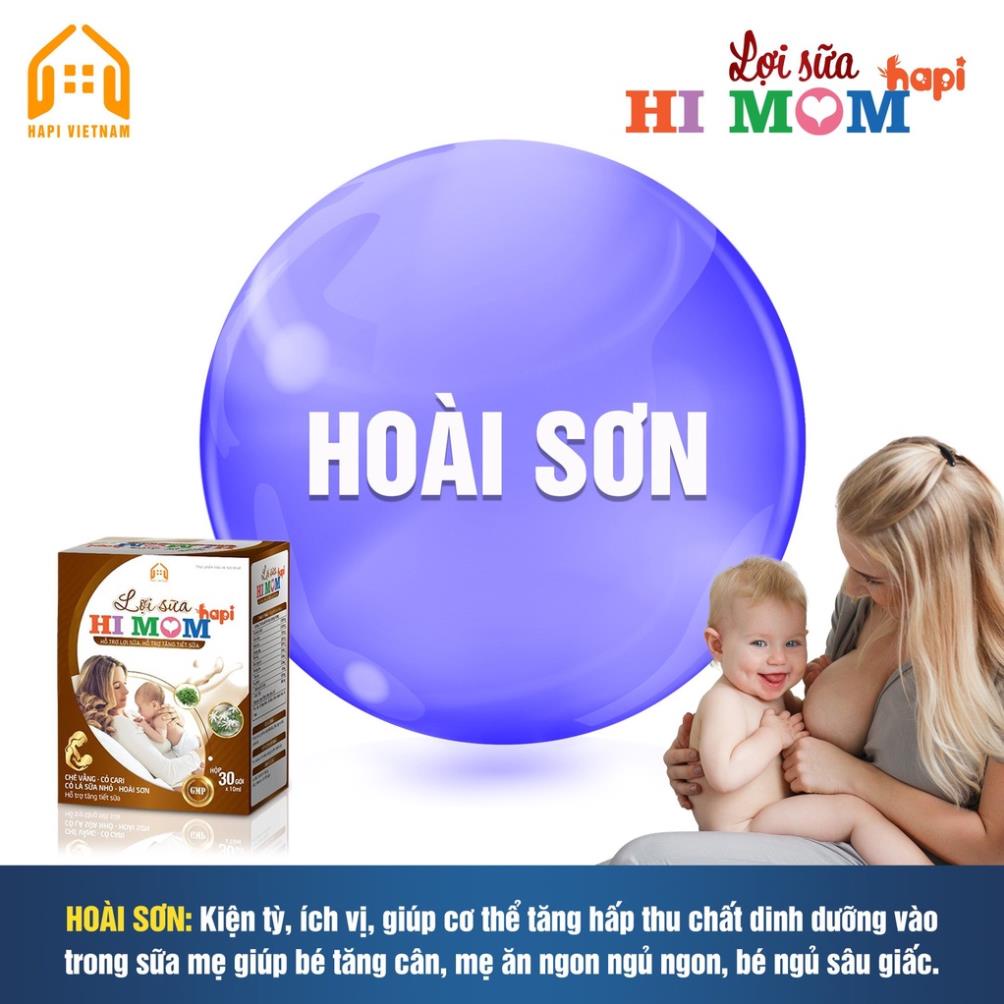 Lợi sữa Hi Mom - Sữa nhiều hơn, thơm hơn, đặc hơn, mát hơn, thông tắc tia sữa Tặng Kèm Quà