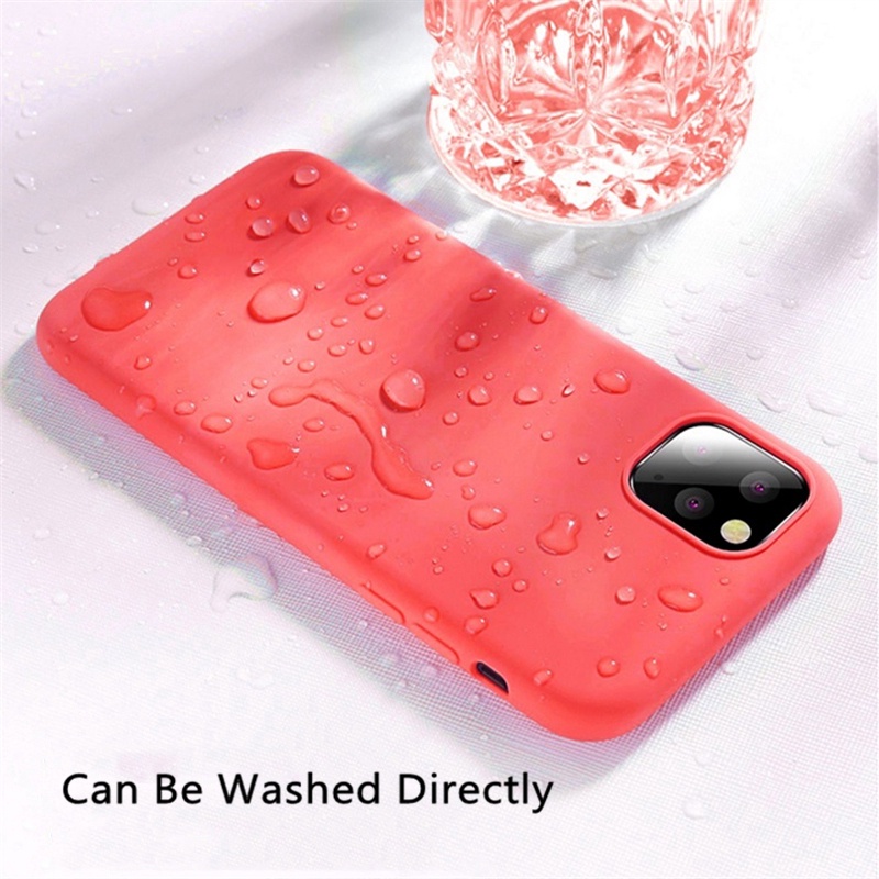 Ốp điện thoại silicon chống sốc thích hợp cho iPhone 11 Pro X Xs Max Xr 6 7 8 Plus