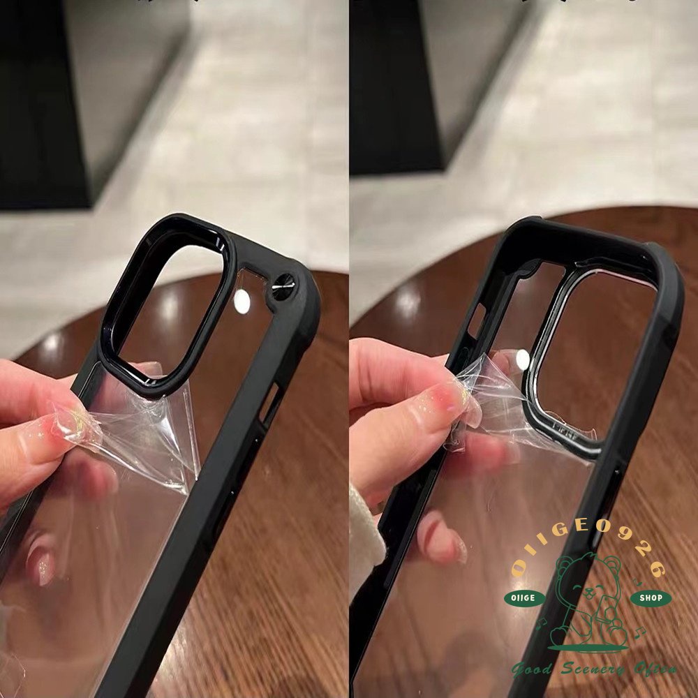 Ốp Điện Thoại Trong Suốt Chống Va Đập Cho Iphone14 13 12 11 Pro Max Plus