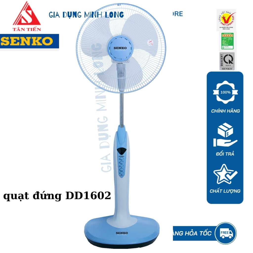 Quạt đứng thân Sắt Senko có hẹn giờ DD1602 47W - quạt 3 cánh - Bảo hành 24 tháng - ship hỏa tốc TPHCM