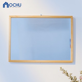 Gương Treo Tường Khung Gỗ Hình Chữ Nhật OCHU C Mirror Natural