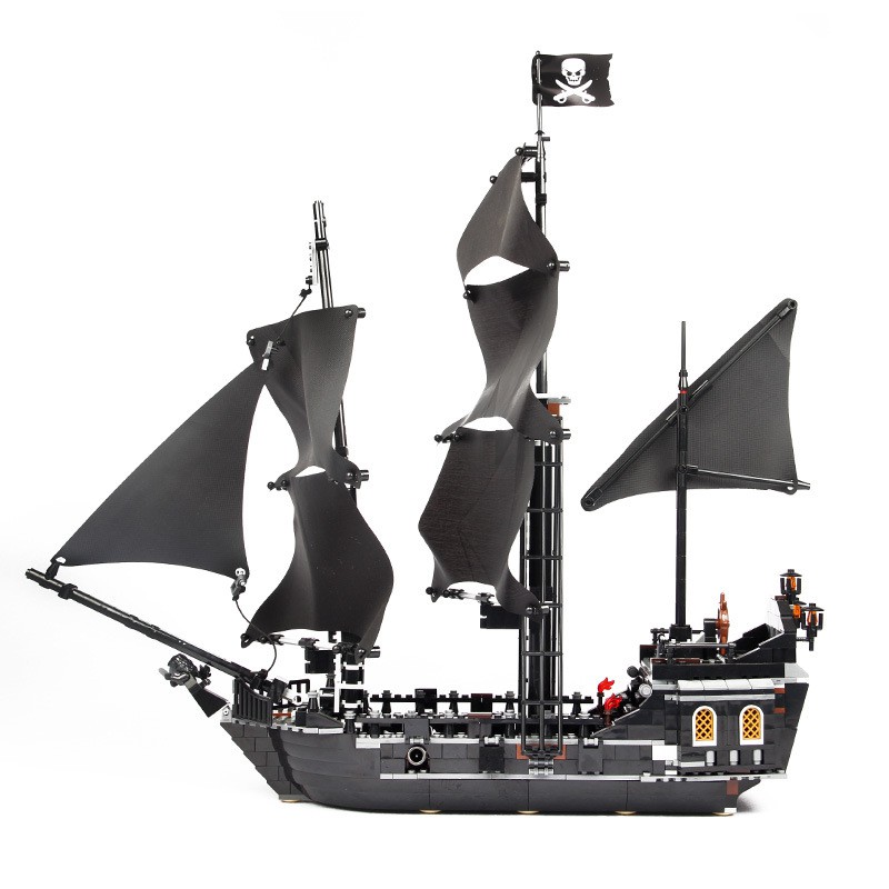 Mẫu Lắp Ráp  4184 Tàu Ngọc Trai Hủy diệt Pirates Of The Caribbean The Black Pearl 16006  King 83006