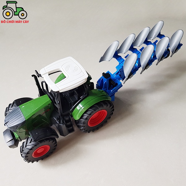 Máy kéo 210 HP_Bánh nhỏ + Cày trụ; xe máy cày đồ chơi, xe nông trại; MK14BNCT