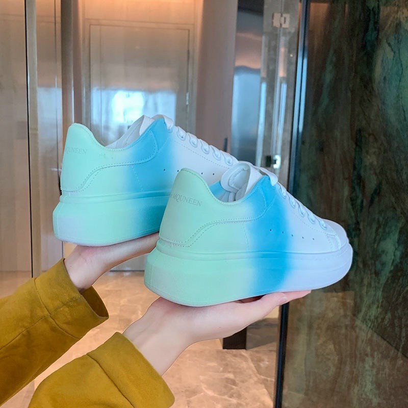 Giày thể thao, sneaker, giày nữ thời trang trắng phối màu cá tính đủ size