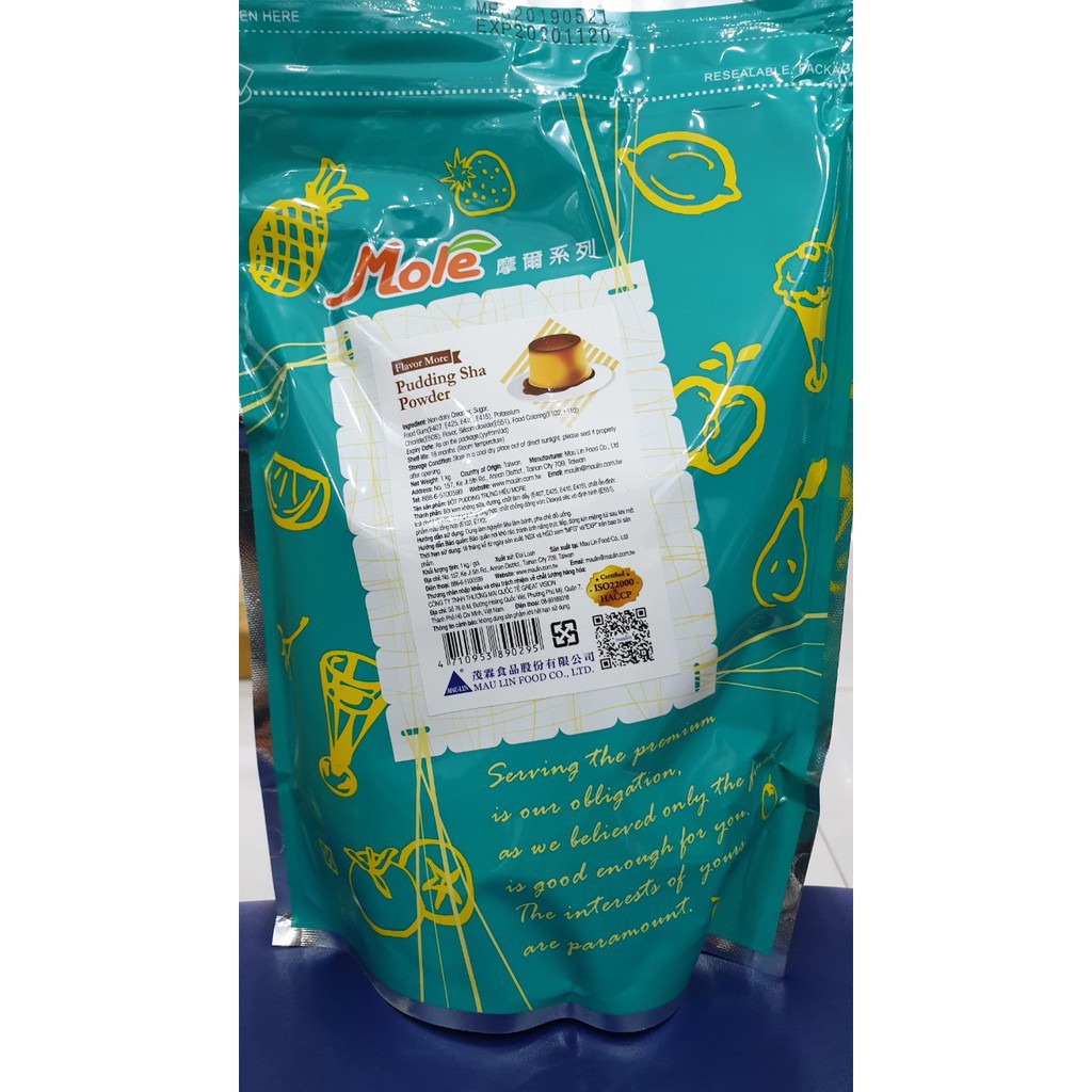🍌 Bột Pudding Trứng MOLE MAULIN 1Kg - SP010158