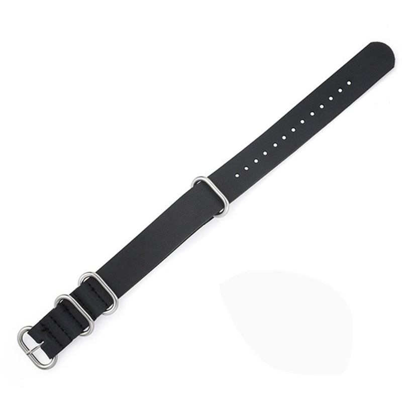 Dây Đeo Đồng Hồ Bằng Da Dày Cao Cấp 18mm 20mm 22mm 24mm ZULU Nato