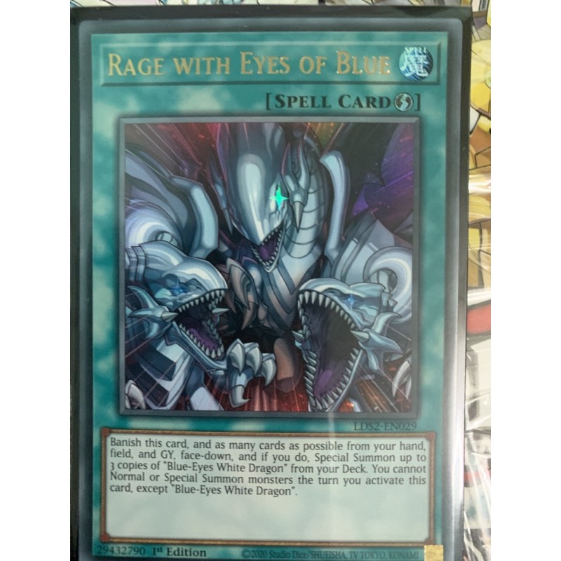 Bài yugioh:rage with eyes of blue