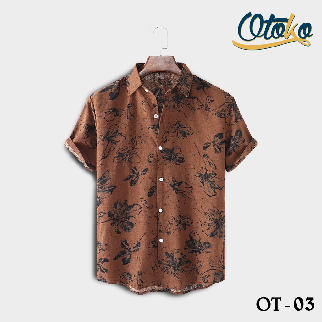 Áo Sơ Mi Đũi Mịn Nam OT04 Áo Sơ Mi Nam Họa Tiết Cuban Shirt Hình Hoa Lá Chất  Đũi Cao Cấp Mặc Rất Mềm Mại Và Dễ Chịu | BigBuy360 - bigbuy360.vn