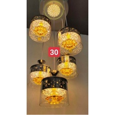 Đèn Thả 5 Chao - Đèn Trang Trí Phòng Bếp MiLan 5006/6