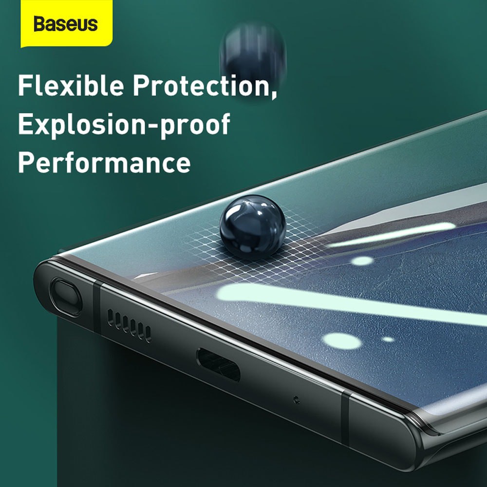 Bộ 2 Miếng dán màn hình chính hãng Baseus Soft Screen cho Samsung Galaxy Note 20 / Note 20 Ultra siêu mỏng 0.15mm