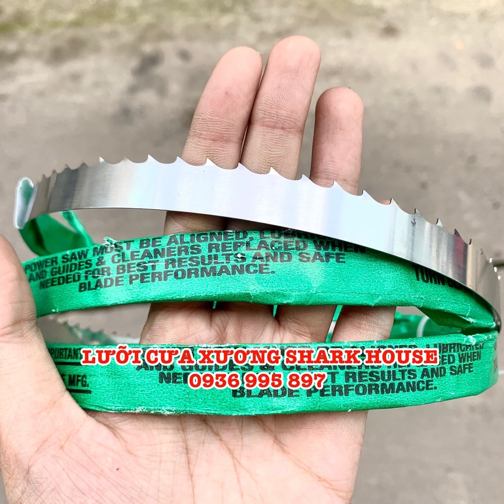 Lưỡi cưa xương thịt đông lạnh Anh Quốc loại 1650mm cho năng suất gấp 2-3 lần lưỡi cưa thông thường - SỈ GIÁ TỐT