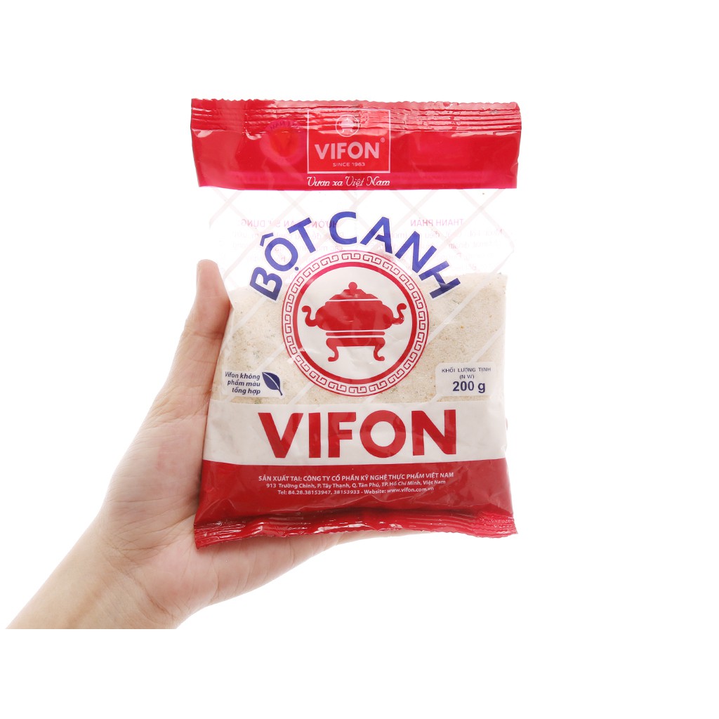 1 thùng gồm 40 gói bột canh Vifon gói 200g, sản phẩm của Vifon Việt Nam