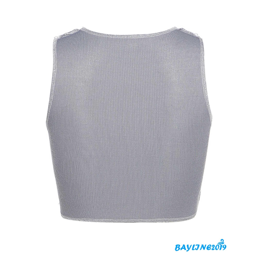 Áo Lửng Ba Lỗ Thời Trang Dành Cho Bạn Nữ