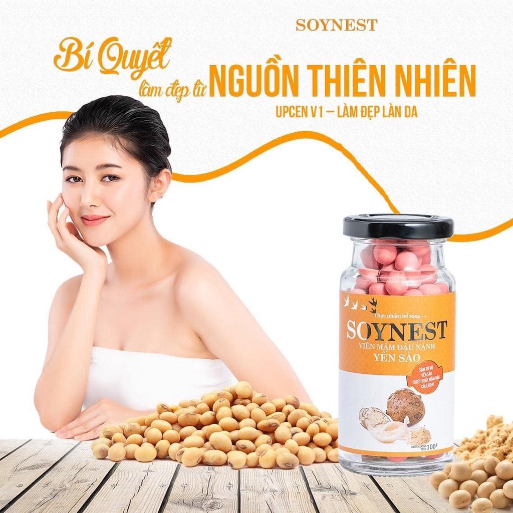 [CHÍNH HÃNG] Kẹo Mầm Yến Sào SOYNEST - Cân Bằng Nội Tiết Tố, Tăng Vòng 1 Siêu Nhanh 200gr | BigBuy360 - bigbuy360.vn