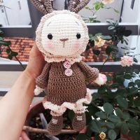 [CÓ SẴN] Cặp đôi thỏ len móc