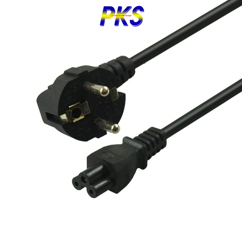 Dây Nguồn Laptop dài 1-5m màu đen