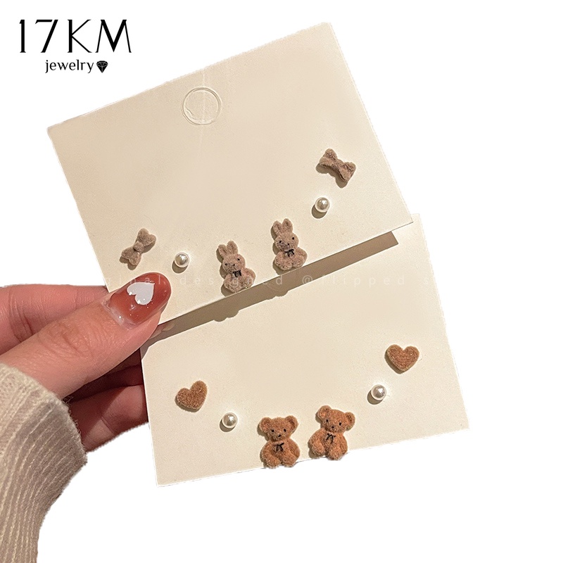 Set khuyên tai 17KM xinh xắn dễ thương cho nữ