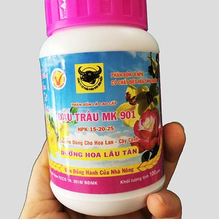 Phân bón đầu trâu 901 dưỡng hoa – lọ 100gr