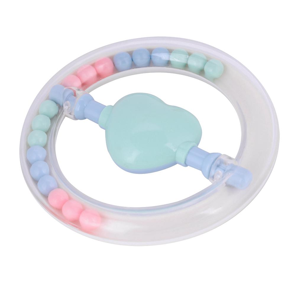 Goonshopping Baby Child Newborn Plastic Shaking Bell Rattle Teether Teething Toy 0-12 months 13-24 months Educational Mu