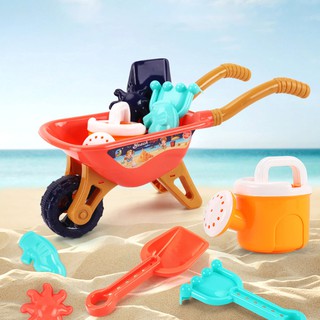 Bộ đồ chơi Xe rùa xúc cát 6 chi tiết, đồ chơi đi biển