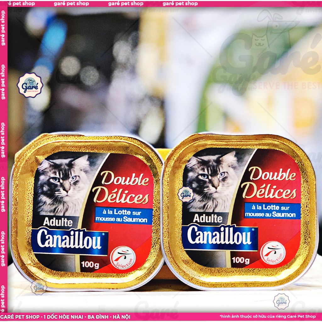 100gr - Pate Canaillou cho Mèo đủ vị hộp thiếc nhập Pháp - Canaillou Pate for Cats &amp; Kitten