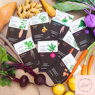Mặt Nạ Dưỡng Da Chiết Suất Từ Rau Củ INNISFREE Jeju Root Energy Mask (25ML)