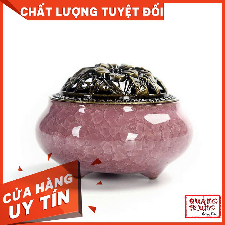 [Tặng Trầm] LƯ XÔNG TRẦM HƯƠNG - Đỉnh Đốt Nhang GỐM SỨ CAO CẤP