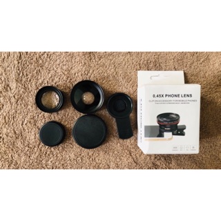 bộ lens 2 trong 1. macro và góc rộng