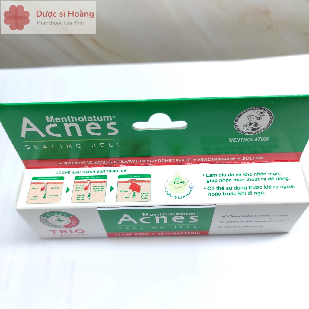 Gel Ngừa Mụn Kháng Khuẩn Acnes Sealing Jell 18g