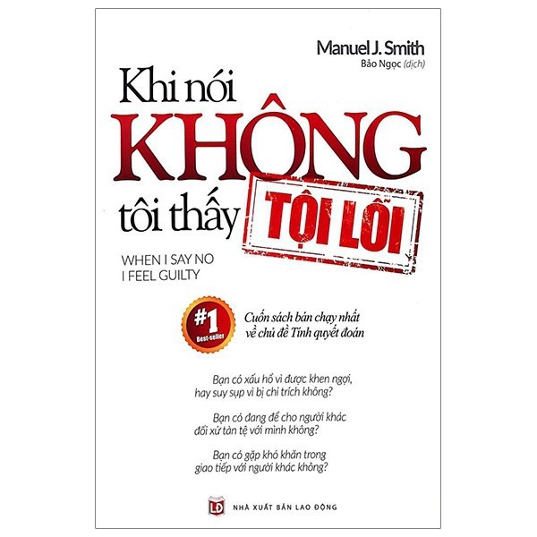 Sách - Khi Nói Không, Tôi Thấy Tội Lỗi