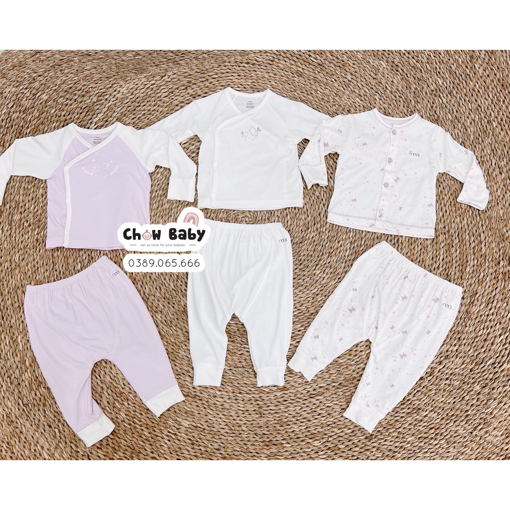 Quần áo Nous Newborn cho bé sơ sinh chất petit mềm mịn