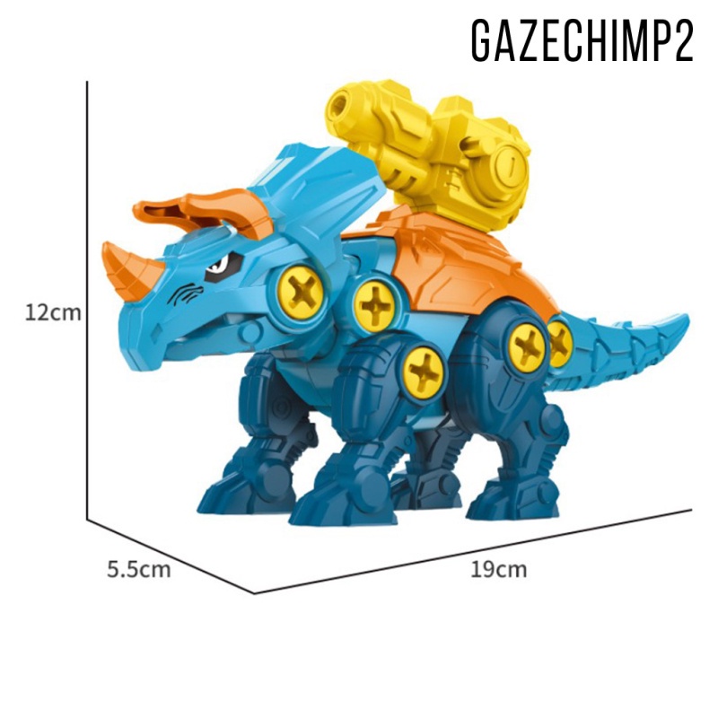 [GAZECHIMP2] Take Apart Dinosaur Assemble Dinosaur DIY Construction Stem Learning Gift
