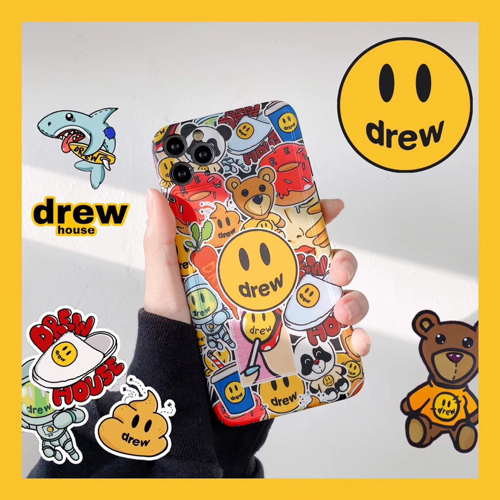 Ốp điện thoại nhựa mềm in hình Cool Drew cho iPhone12 mini 11 PRO MAX 6/6s 7/8plus SE2 X/XS XR XSMAX #HG1676