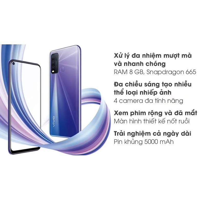 Điện thoại Vivo Y50 - Hàng Chính Hãng Mới 100% | BigBuy360 - bigbuy360.vn