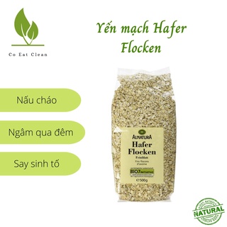 Yến mạch giảm cân cán dẹt & cán vỡ hafer flocken 500gr