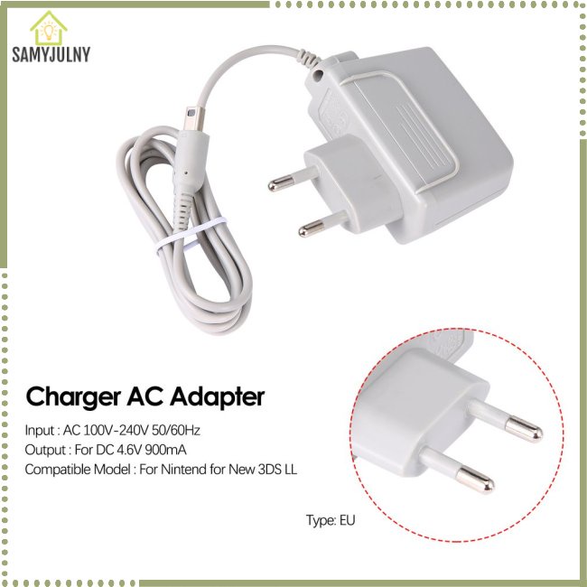 Bộ Sạc Chuyển Đổi Nguồn Điện 100v-240v Cho Máy Chơi Game Nintendo Xl 2ds 3ds Ds Dsi Ac