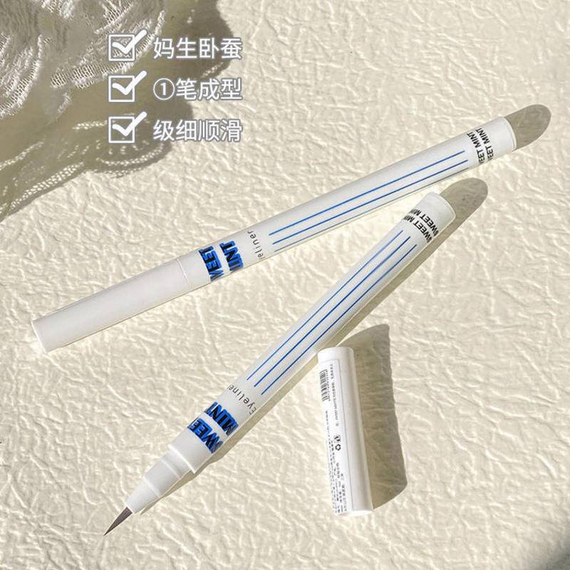 Phấn Mắt Kiêm Bút Kẻ Mắt Dạng Lỏng Chống Thấm Nước Sử Dụng Kép Cho Người Mới Bắt Đầu