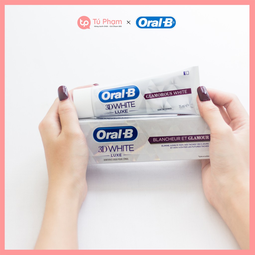 Kem Đánh Răng Oral-B 3D White Luxe 75ml